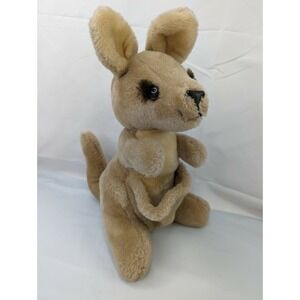 Dakin Brown Kangaroo Plush 12 Inch 1982 Stuffed Animal Toy